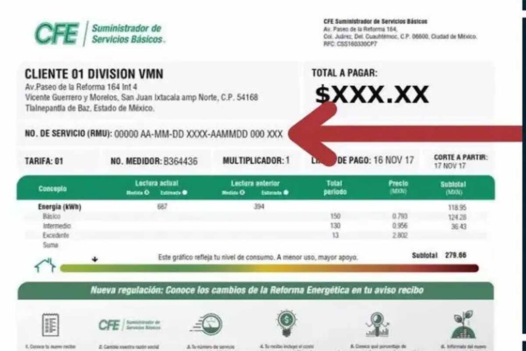 ¿como Saber Mi Numero De Servicio Cfe Vea Ahora